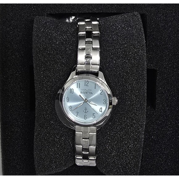 Invicta Accessories - Invicta Women's 24mm Blue Dial Stainless Steel Watch 49995
